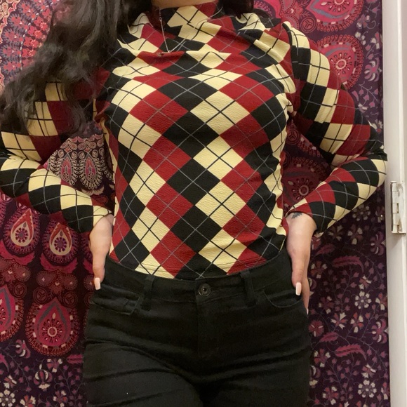 Plaid long sleeve top - Picture 9 of 12